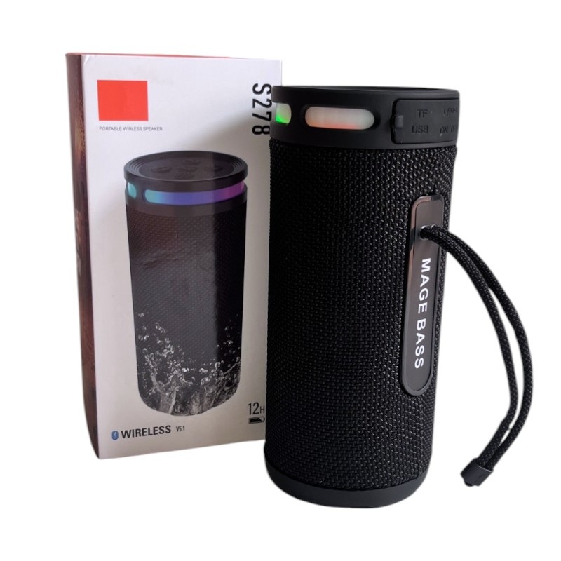 Parlante S278 Portatil Bluetooth RGB